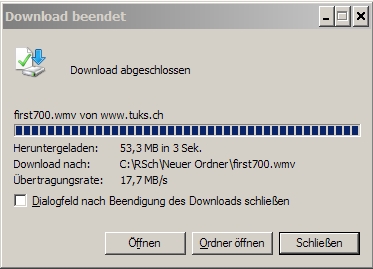 Der Lukas mit dem T-Rex 700... Da hat sich unser Systemadmin nicht lumpen lassen bei der Internetanbindung :-)))