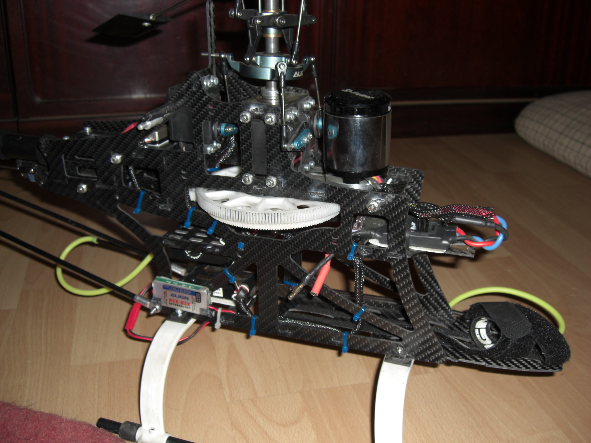 Chassi T-Rex 600 EVO I von microhelis.de allerdings noch ohne das Modul 1 HZR