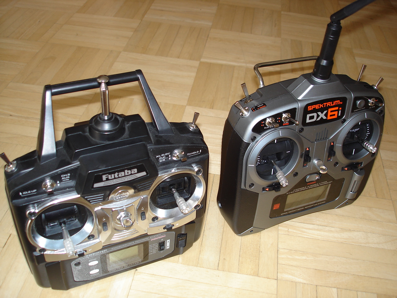 Schalter Anzahl der FF-6 4 zu 7 zu Gunsten der DX6i