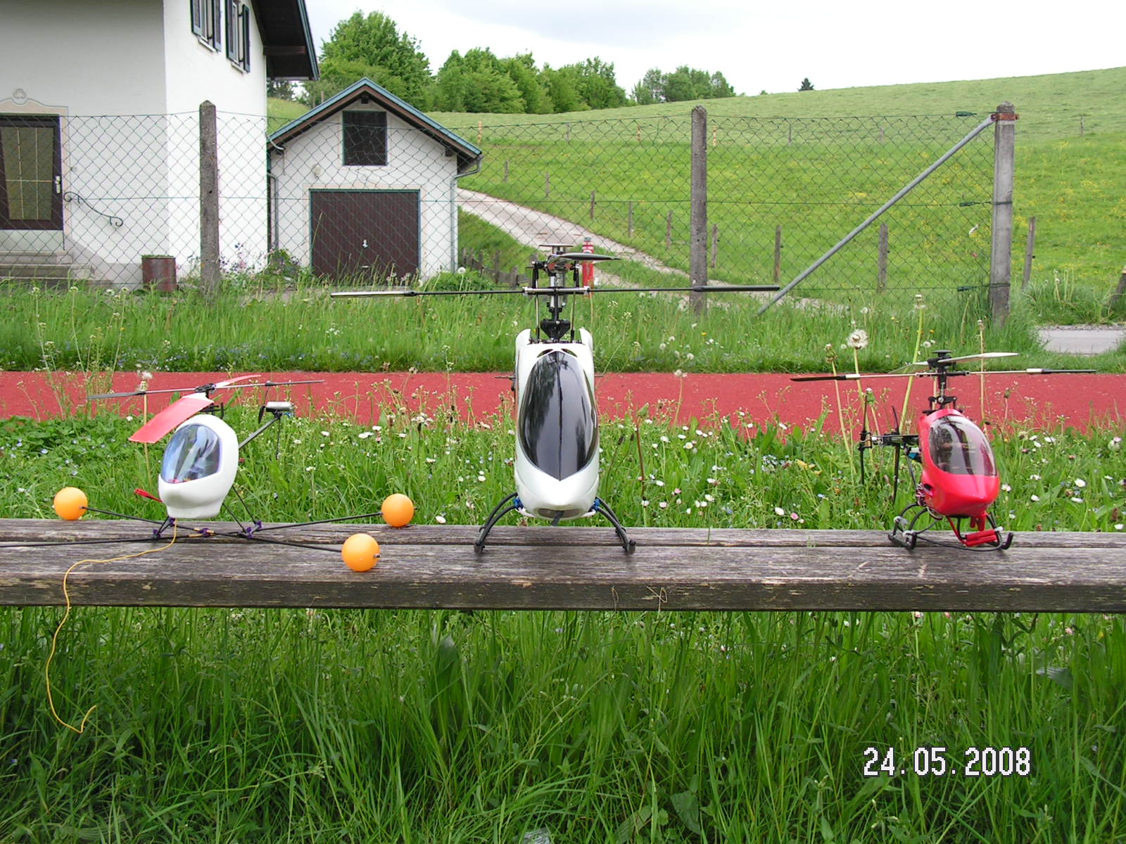 Größenunterschied der Helis