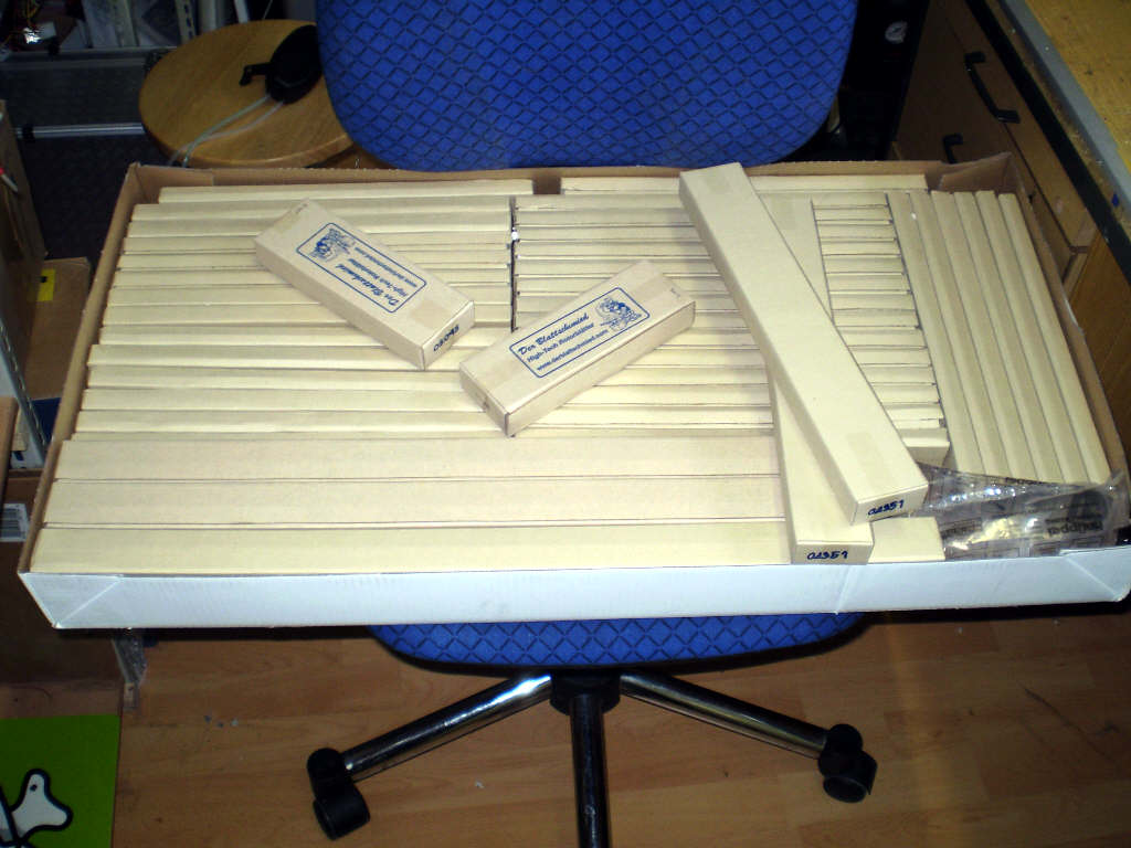 So sehen 39 Satz Mainblades + 2 Satz Tailblades aus - Wert : 1100.- Euronen !
