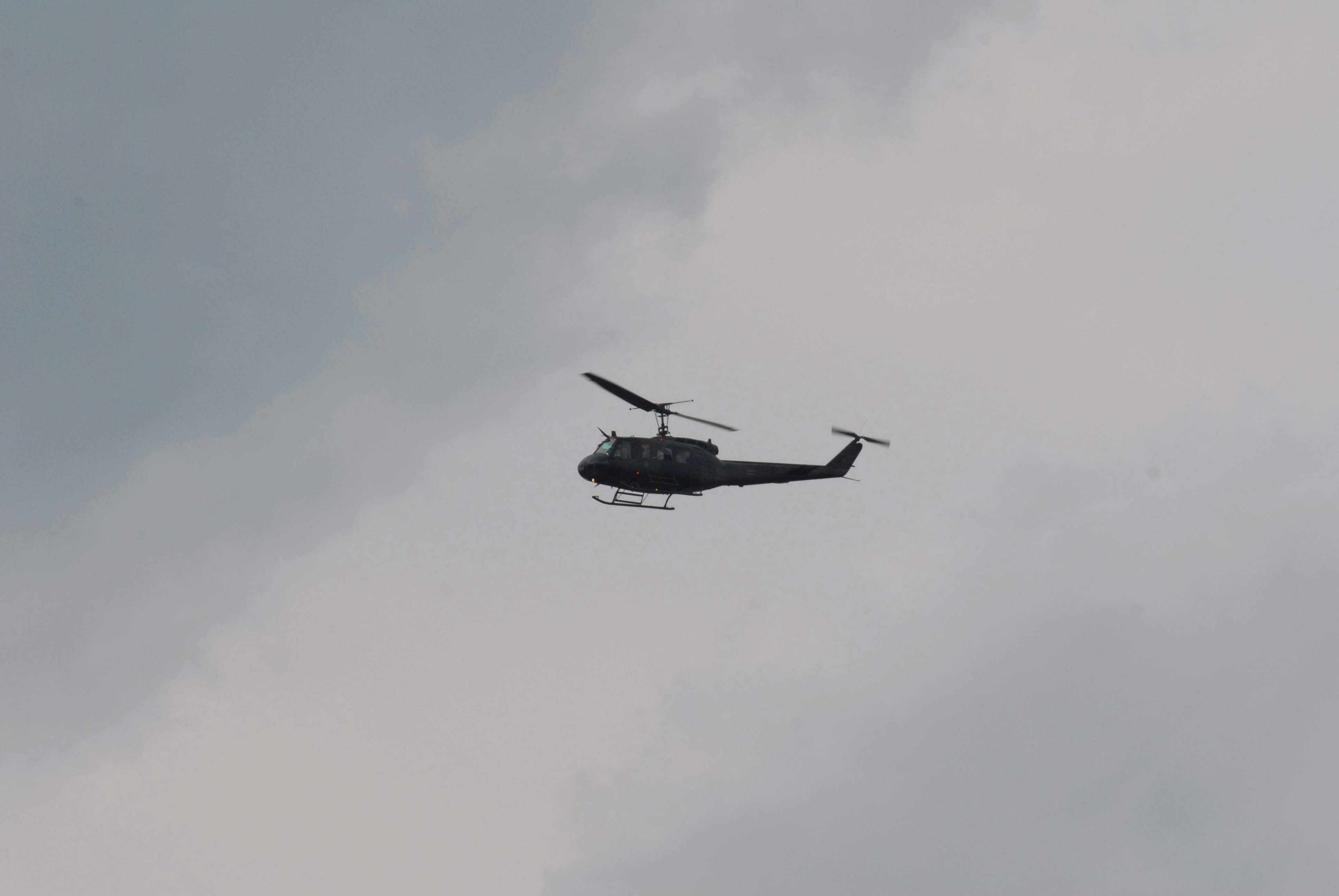 Hier hat sich ein Heli im Maßstab 1:1 eingeschlichen