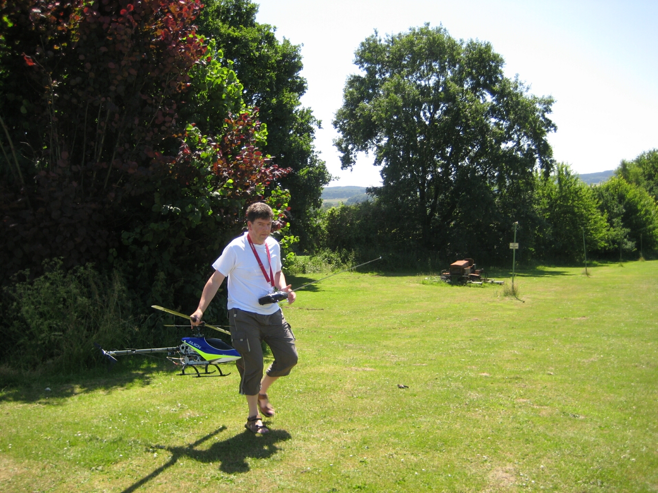 Anschleichen zum Erstflug...