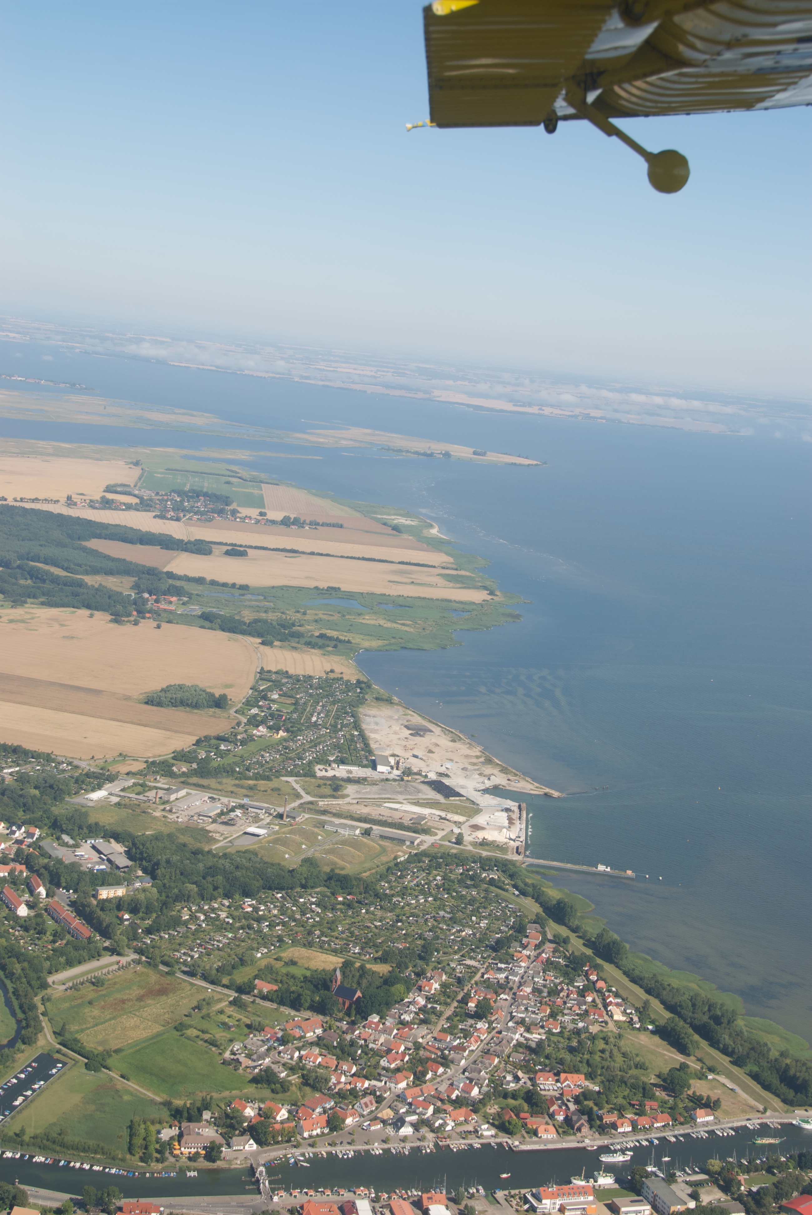 Rügen von Greifswald aus gesehen