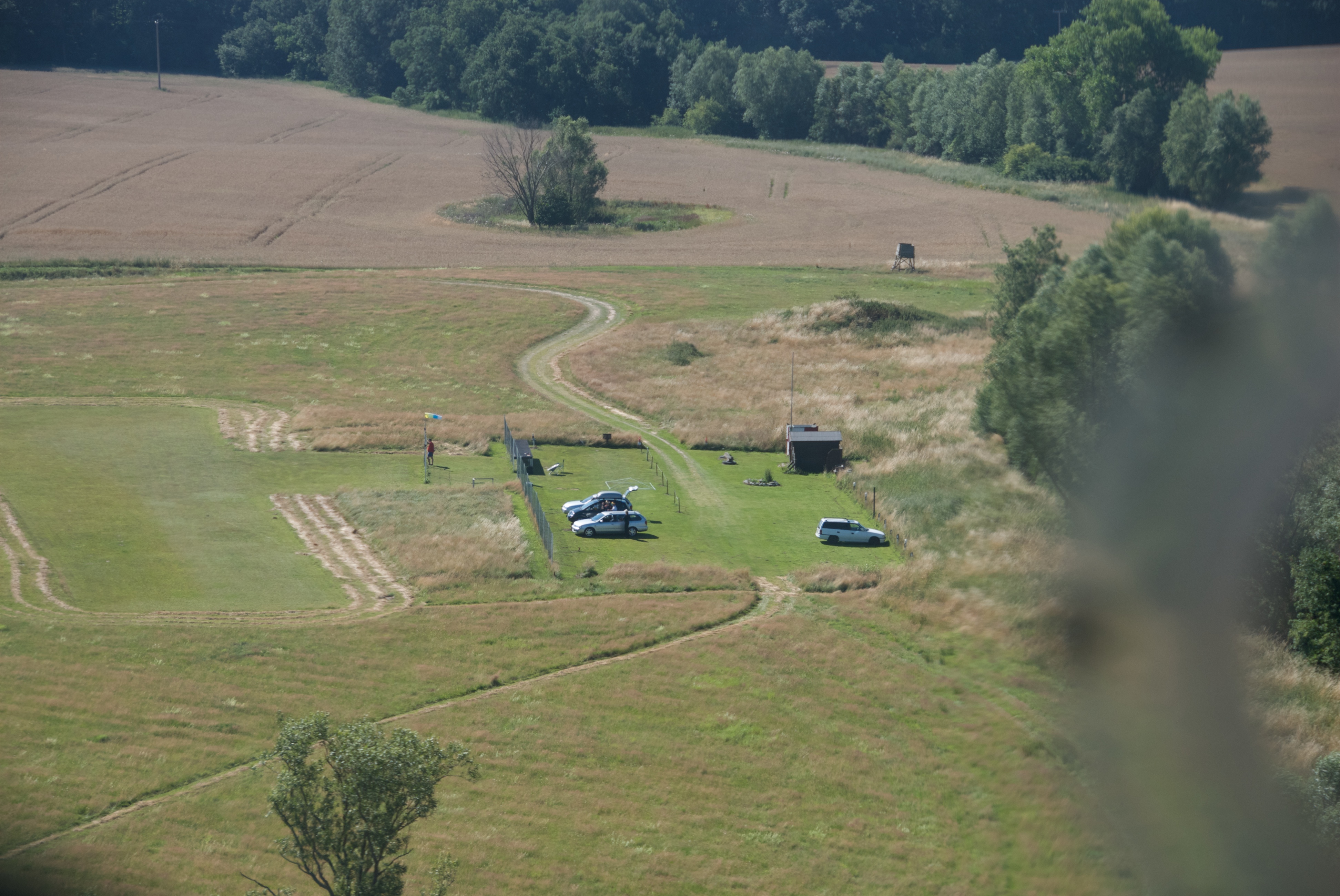 Modellflugplatz Schmoldow von Oben