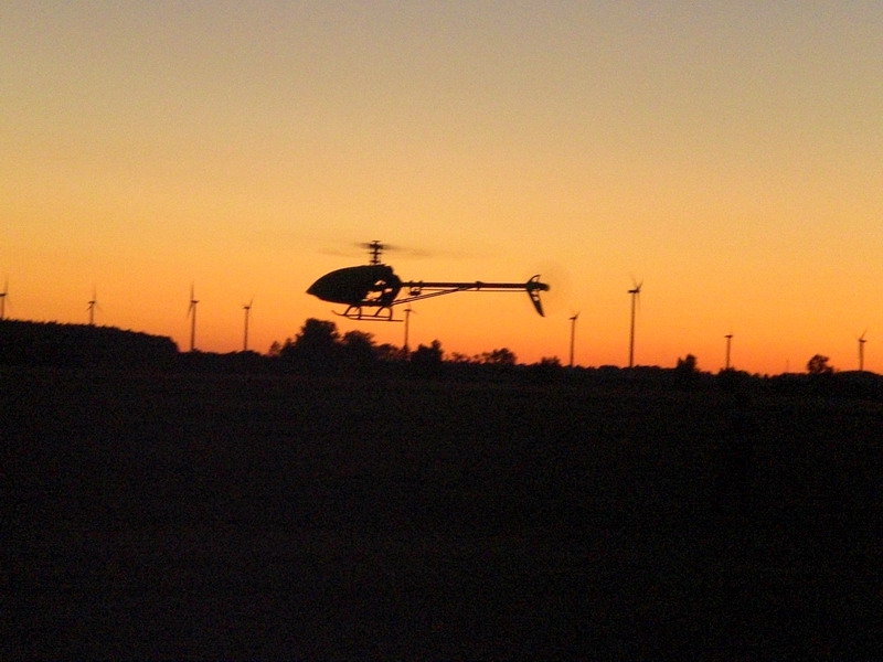 Irgendwas im Sonnenuntergang