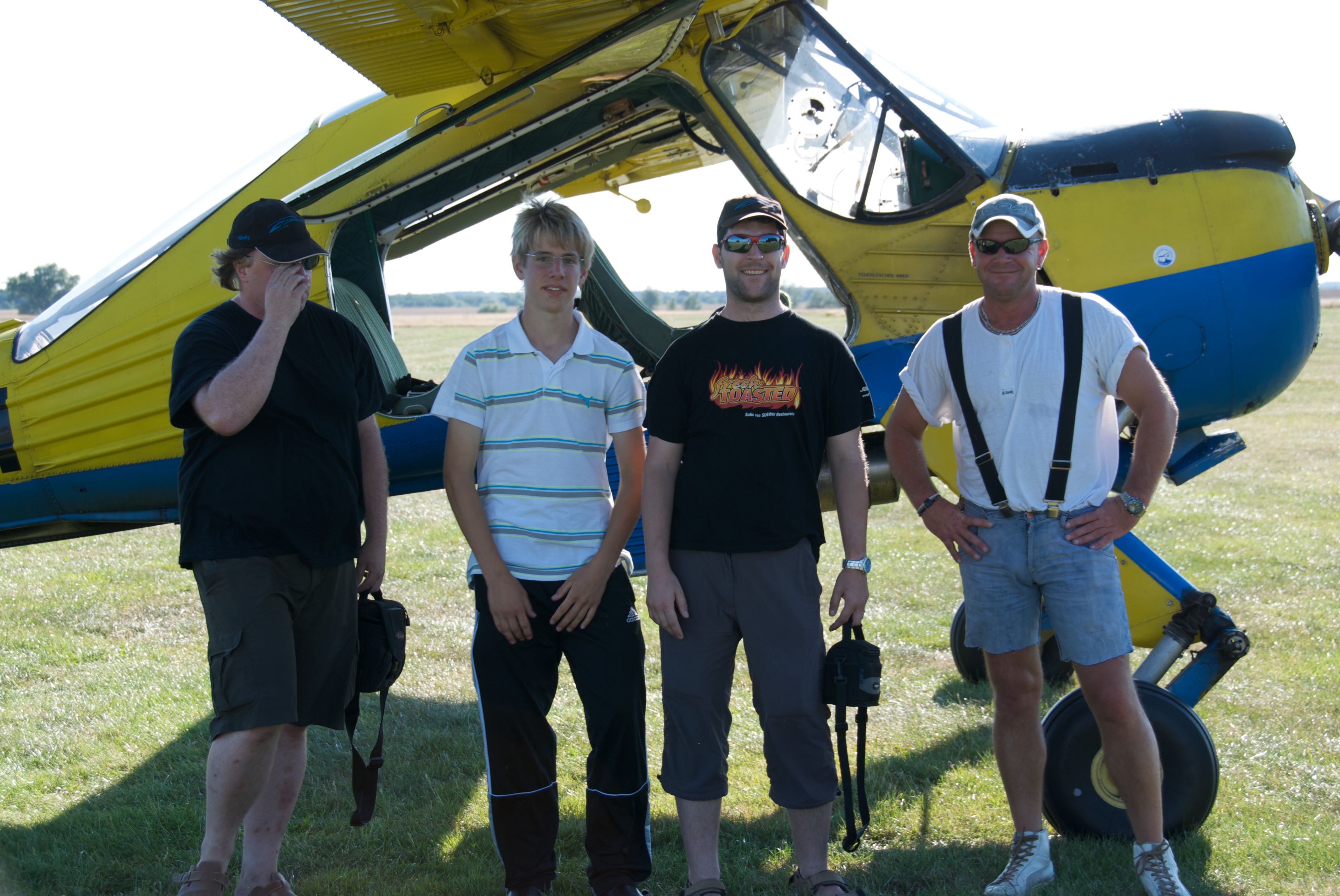Wilgarundflug #1 am Dienstagnachmittag Enno mit seinen Pax