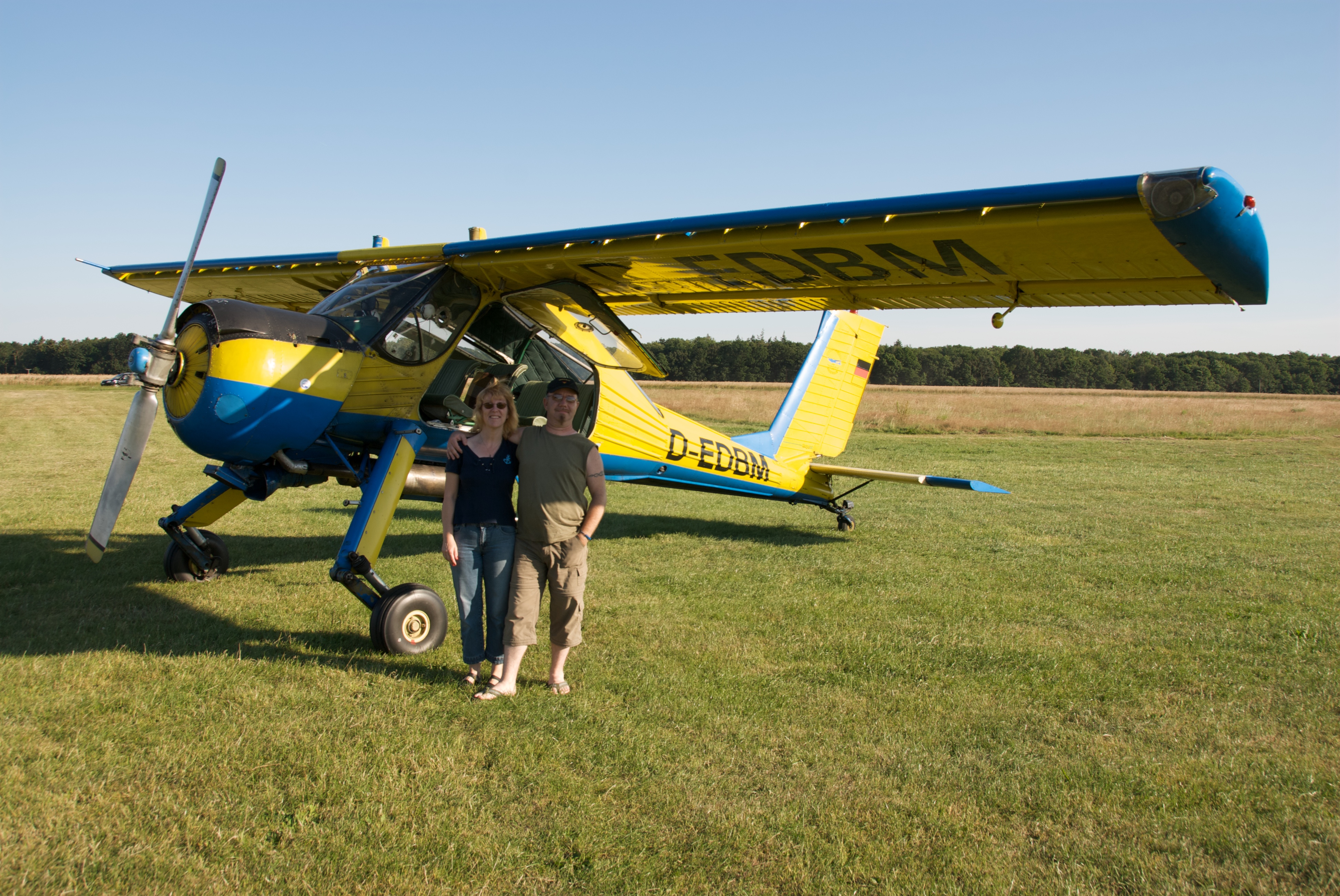 Jörg und Biggi nach unserem Wilgarundflug