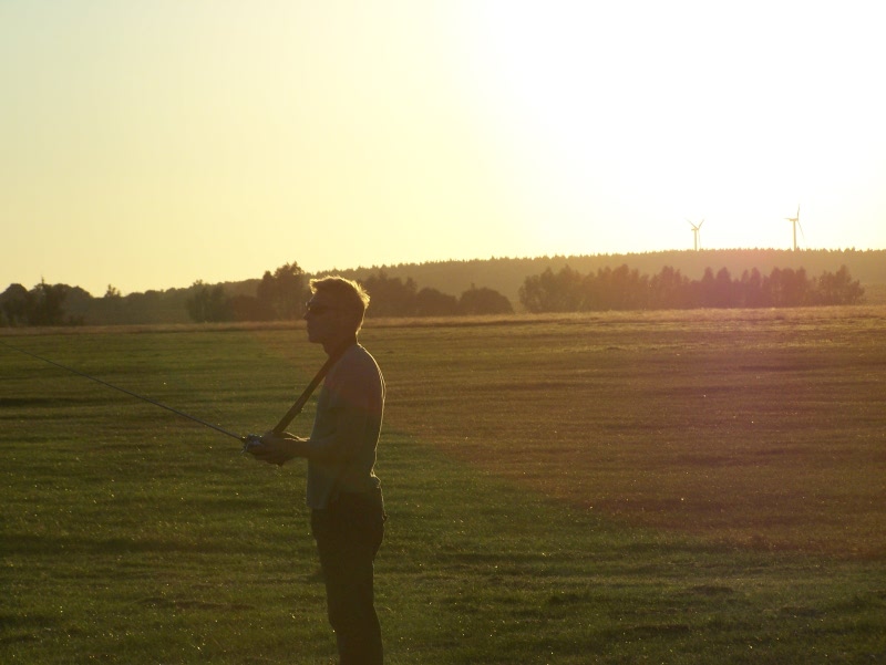 Pilot in der Abendsonne<br />(Didi)
