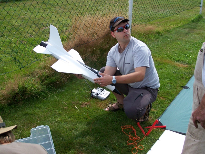 Mataschke mit seiner F16