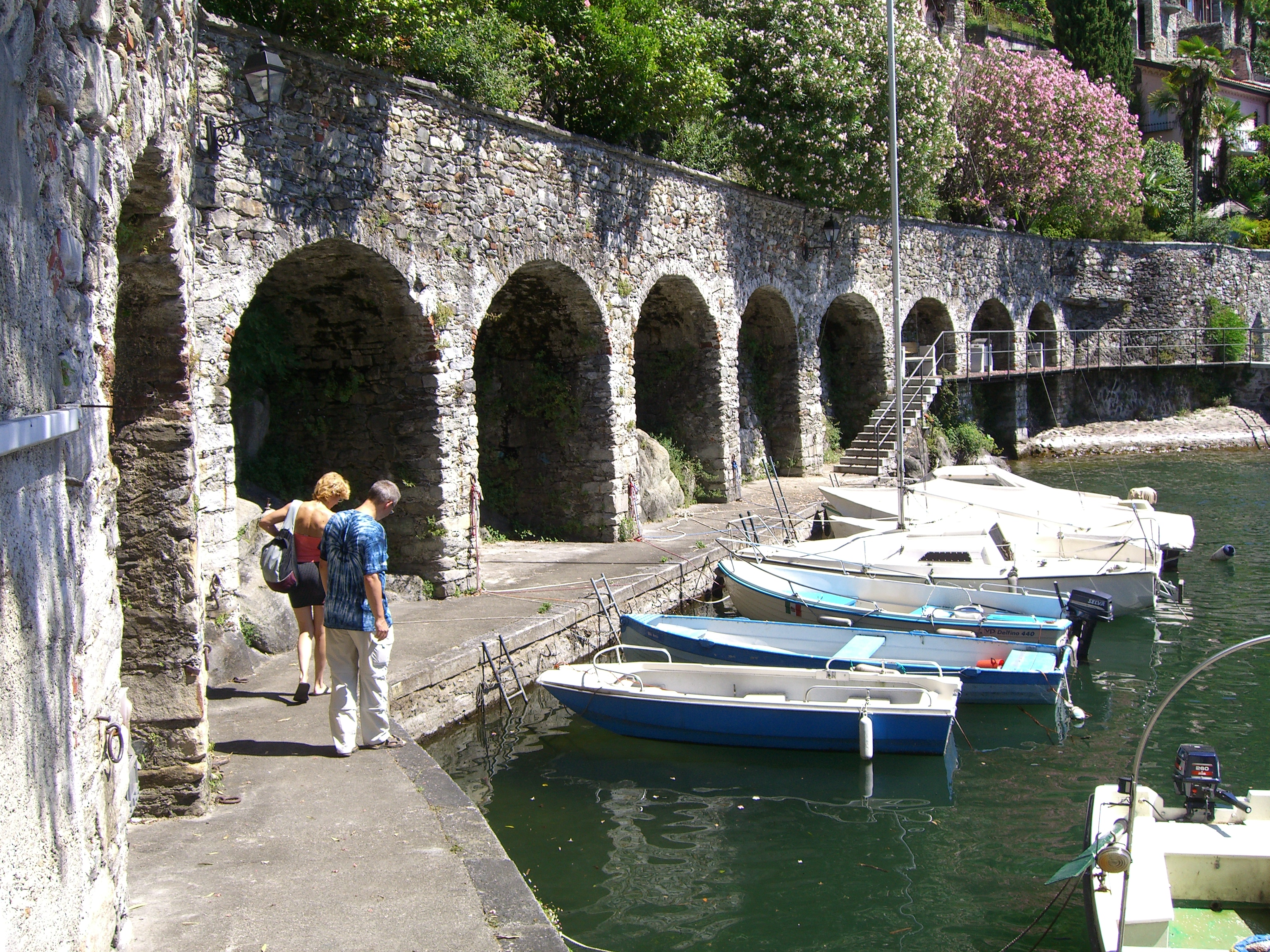 Fischerhafen in Cannero rivera