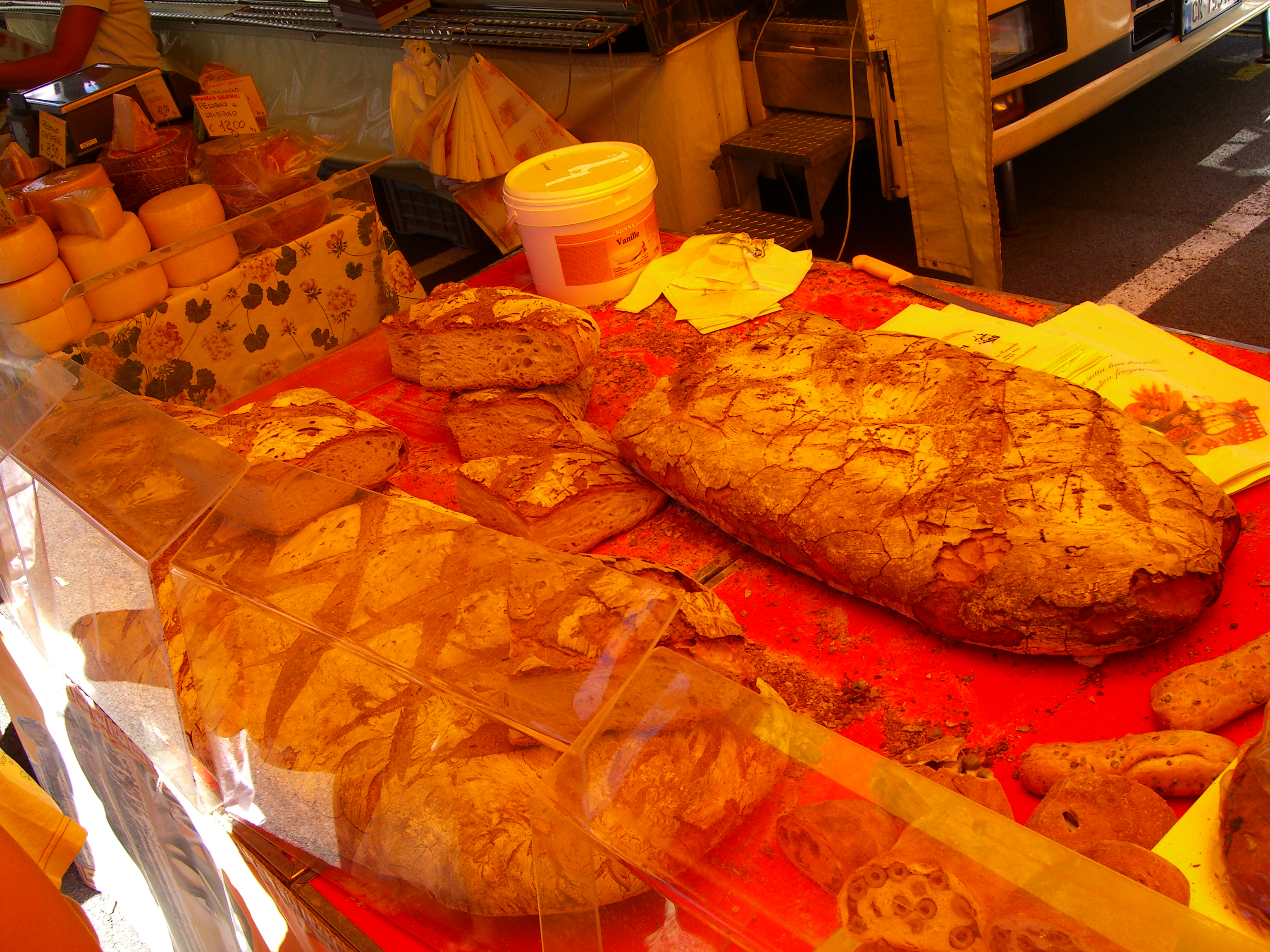 1 Brot bitte, ich hab heute 20 Gäste.