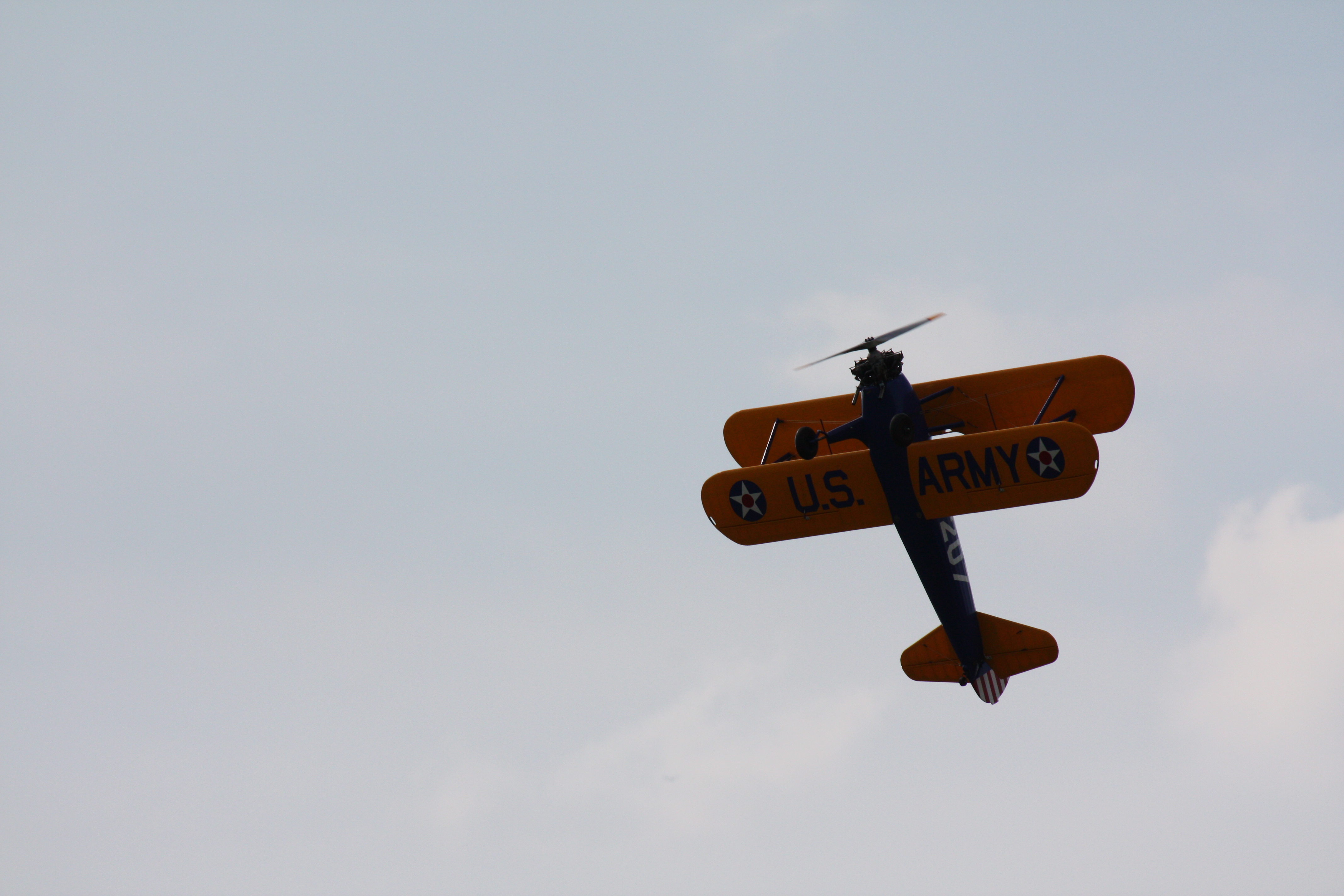 Die Stearman hatte bei den tiefen Überflügen echt einen coolen Sound