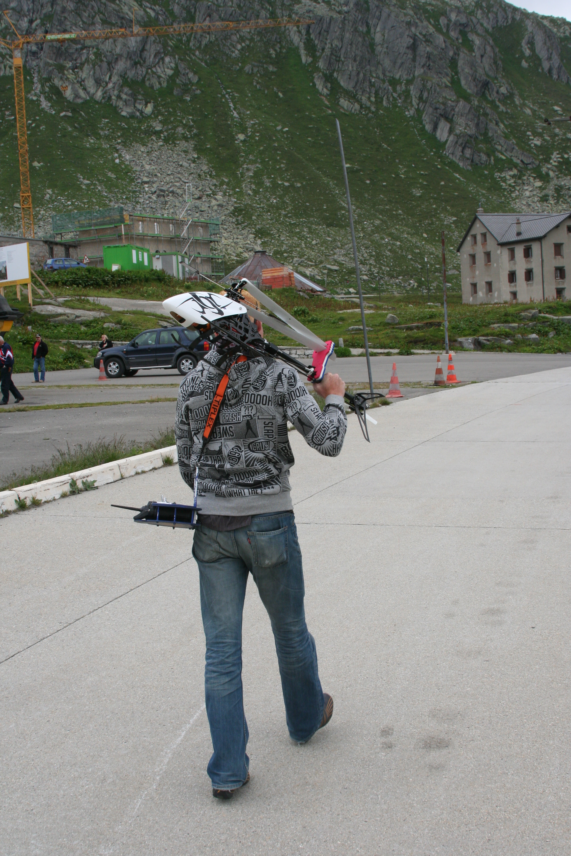 Auf dem Gotthard 2108m hoch..