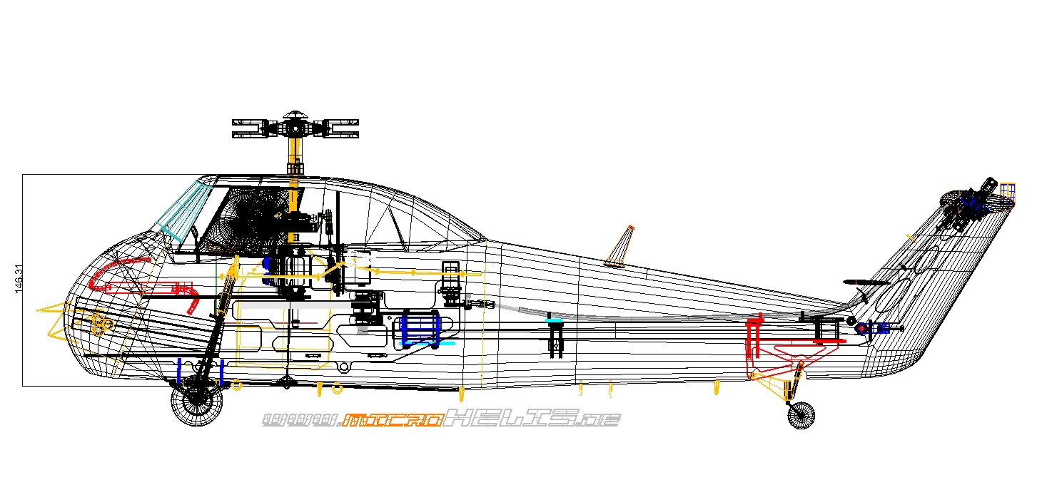 So sieht es mit dem Chassis aus, das Peter probefliegt.