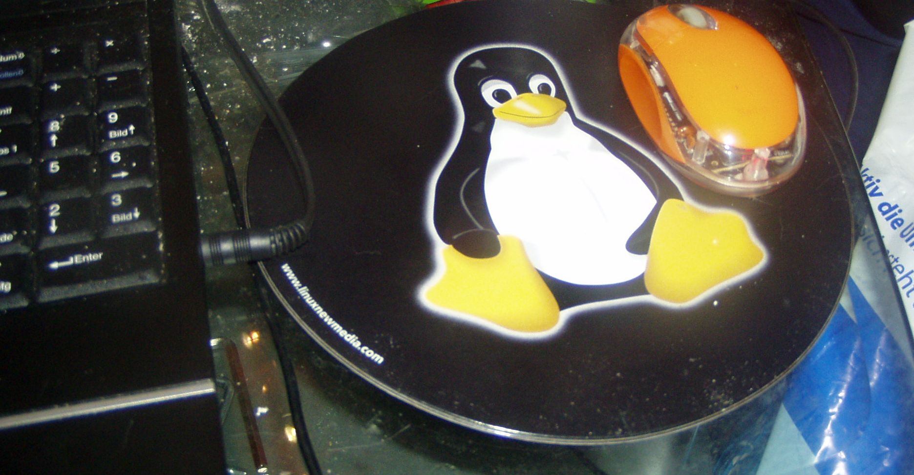 Mousepad am Notebook (derzeit unter falscher Flagge :) )