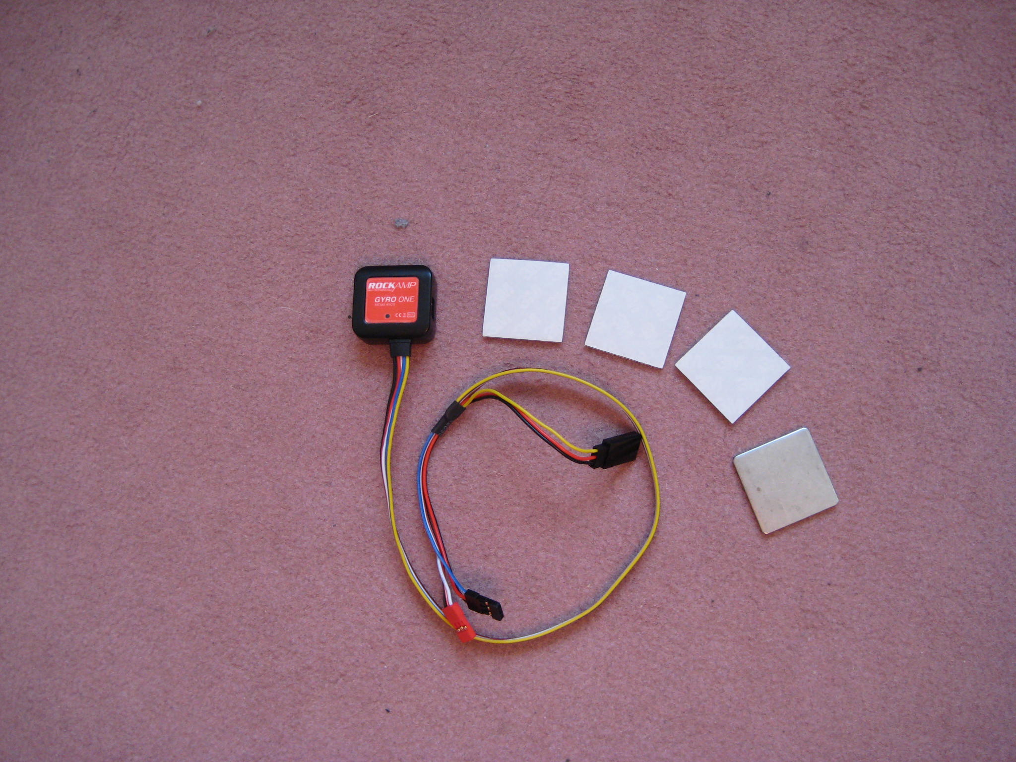 Rockamp Gyro One, incl 3 klebepads und Metallplatte