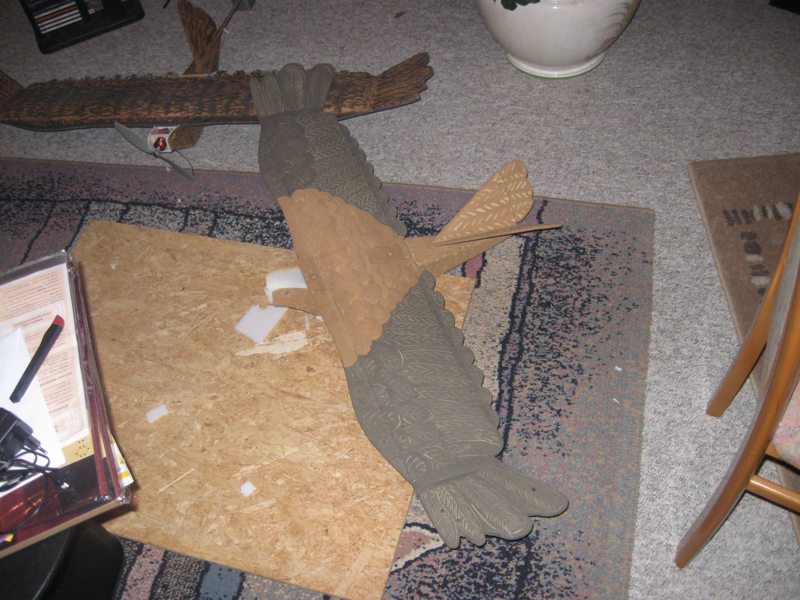 von oben neben meinem langweilig aussehenden.