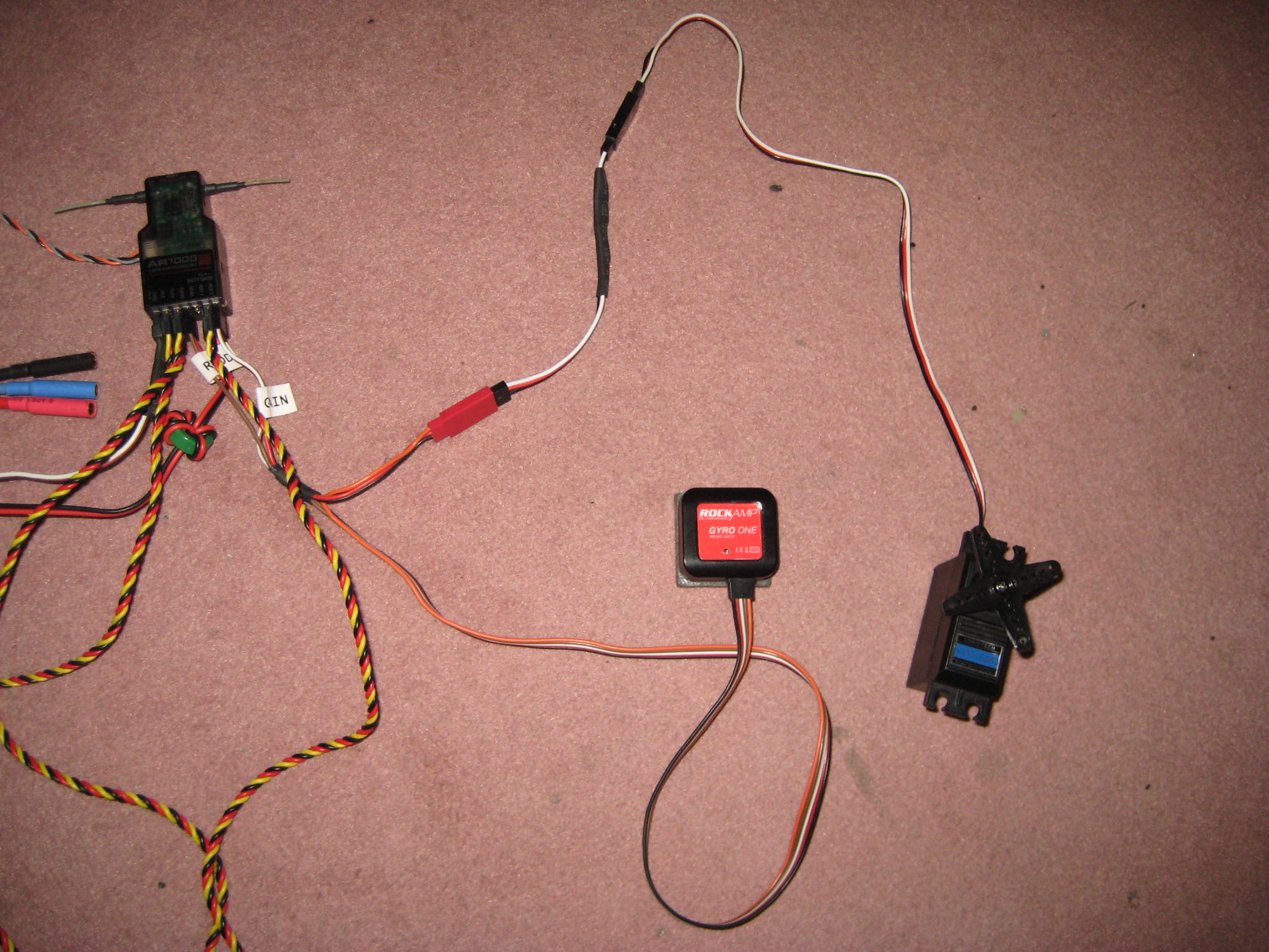 Rockamp Gyro One und LTS-6100 (incl 0,7V Step-Down)