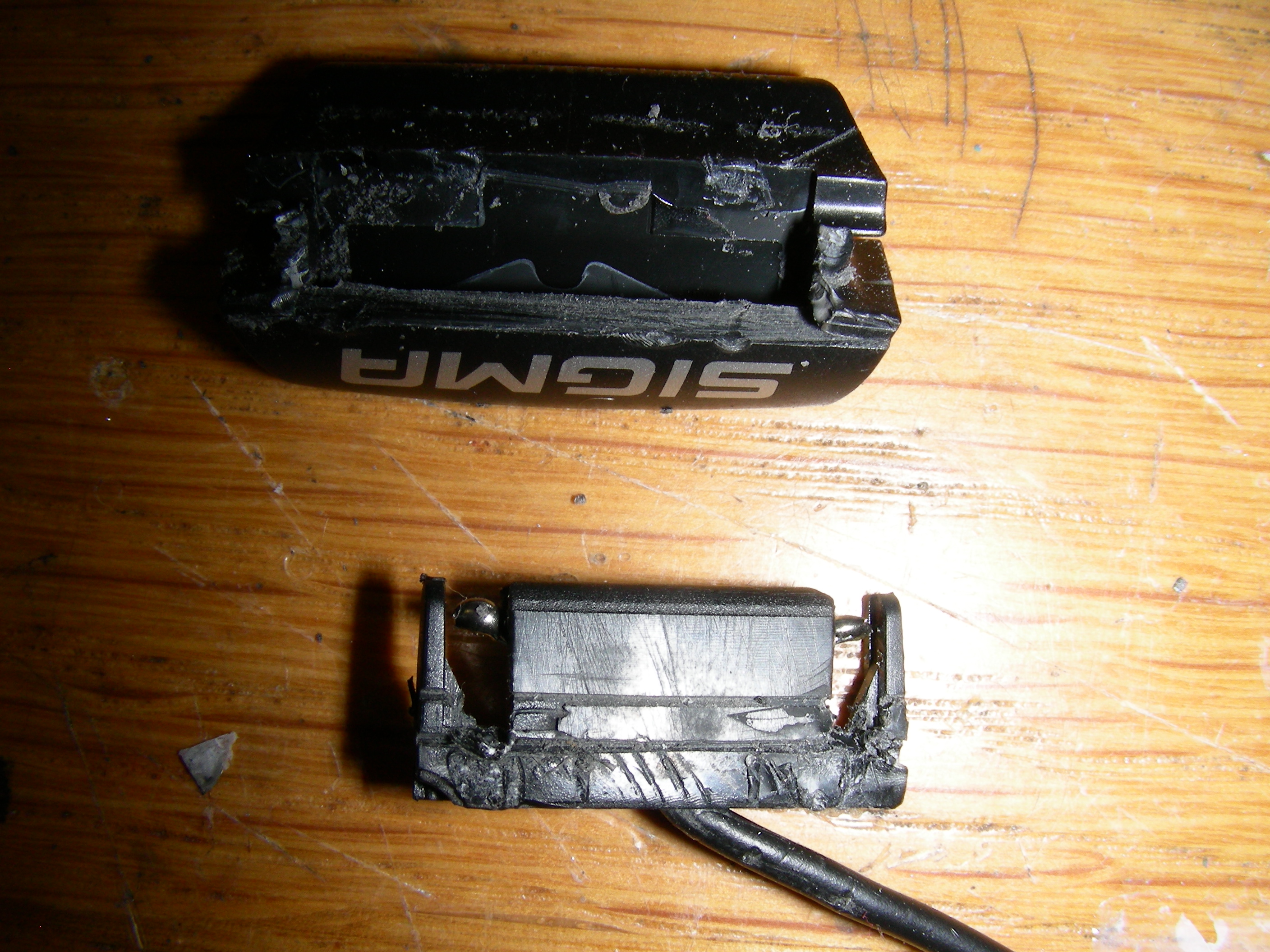 ...und der Geber ausgebaut...