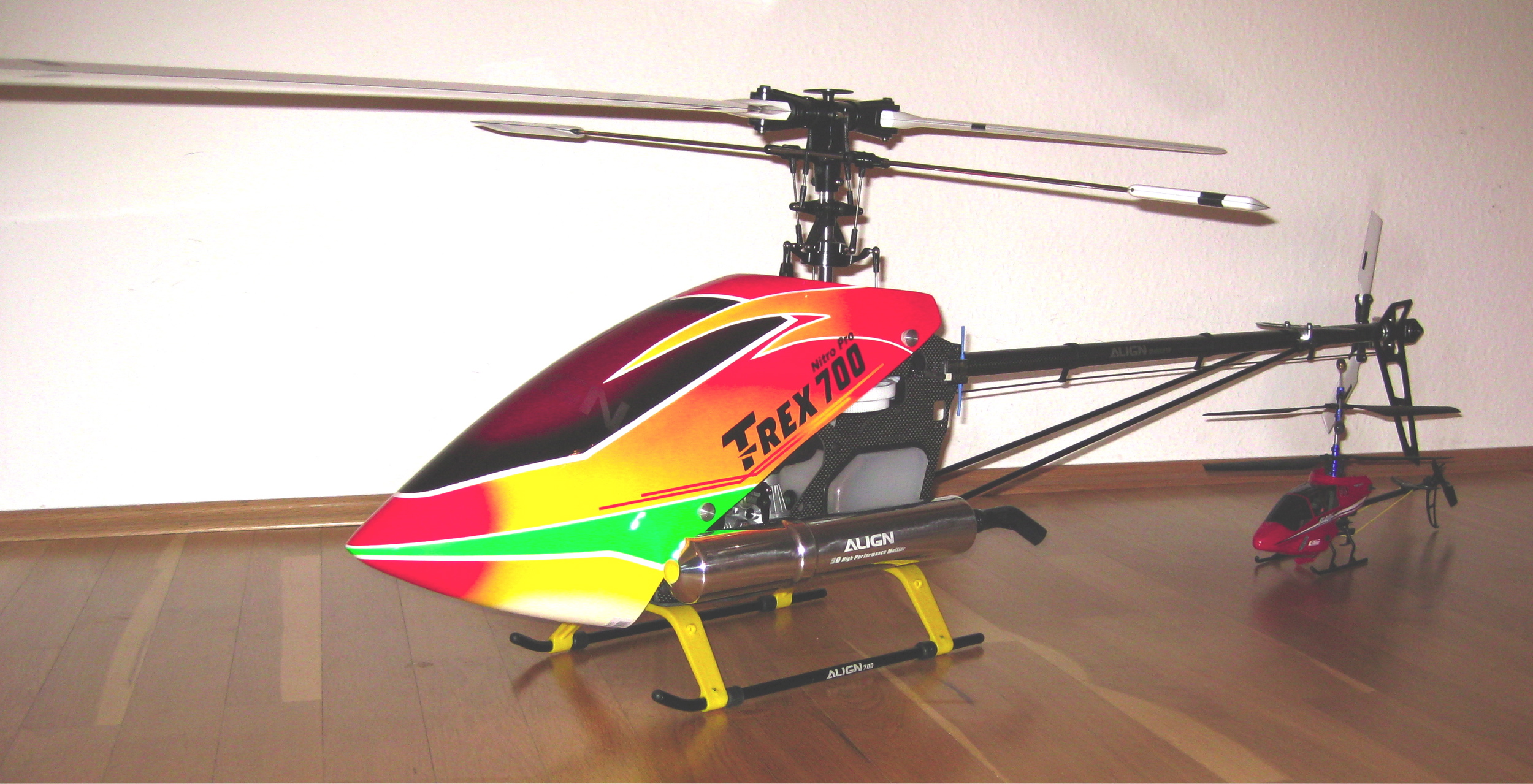 Niggos 700er mit super neuem Align-Schalldämpfer