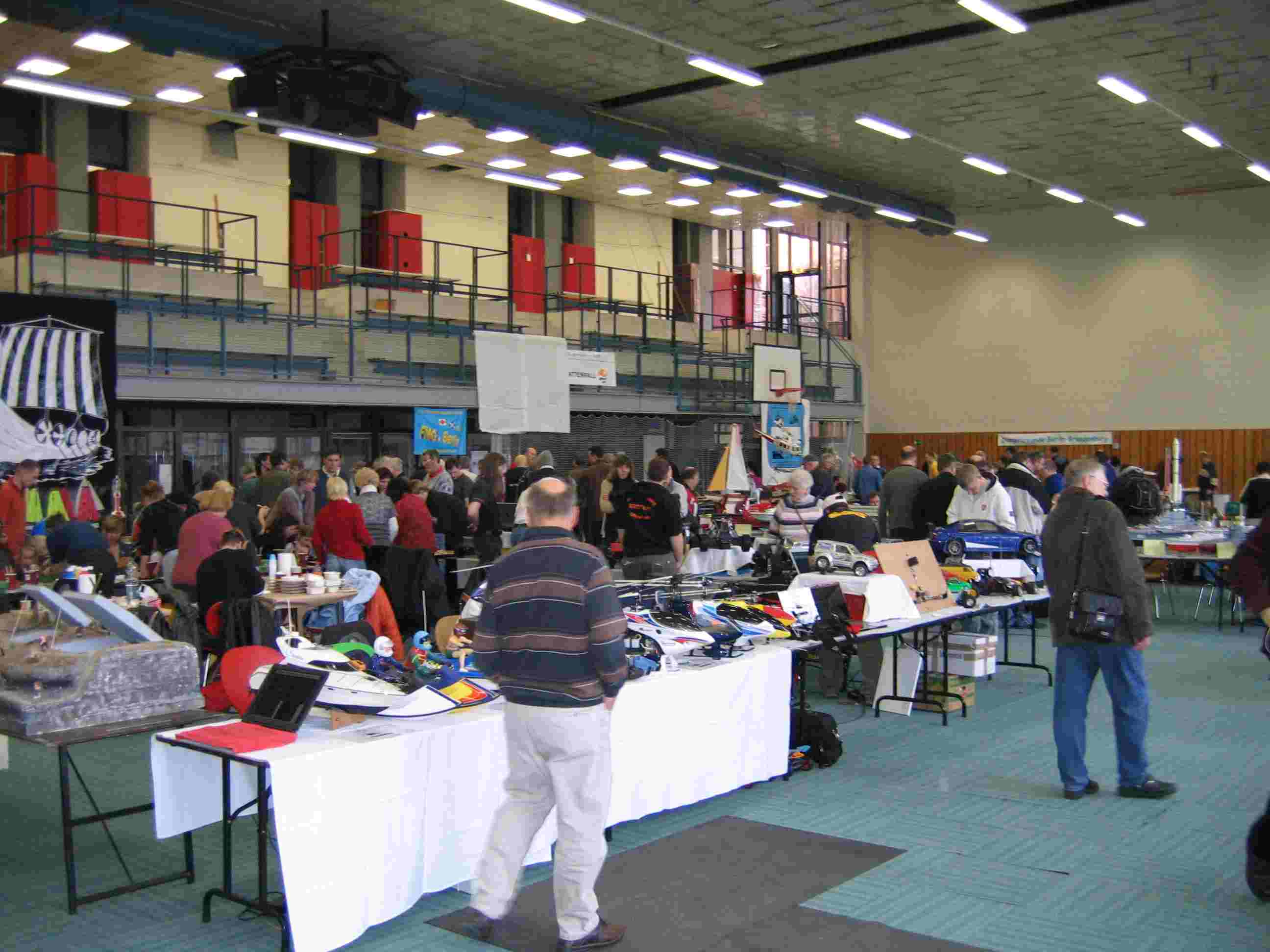 immer voll - die Sporthalle