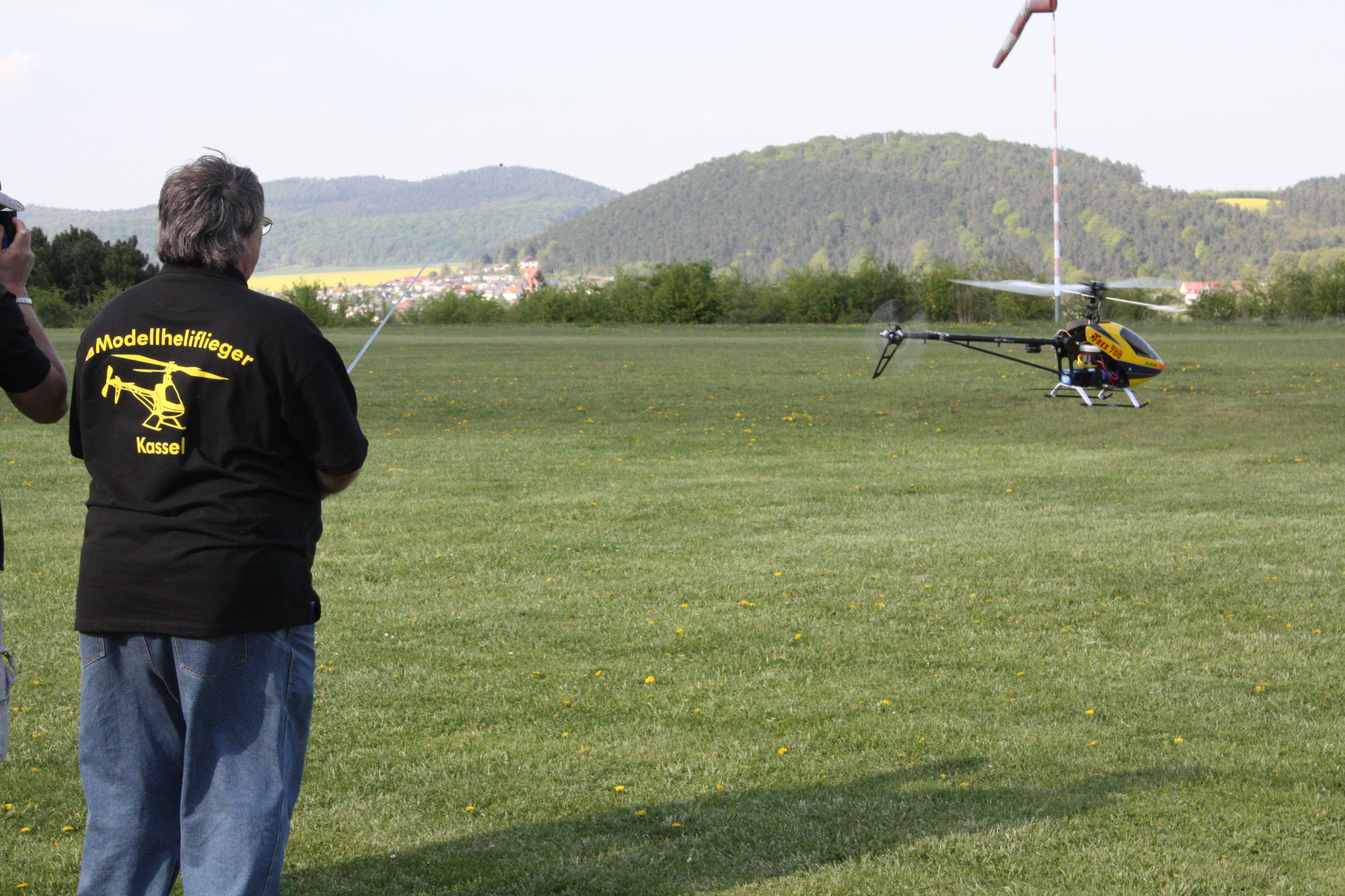 Vatter mit den 700r in der Luft