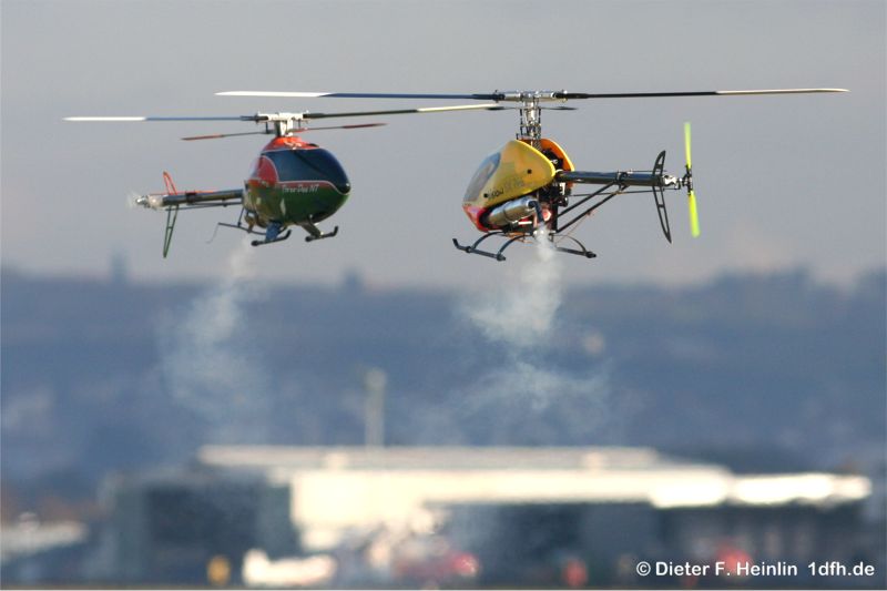 Heliduovorführung Modellbau Bodensee Robert Sixt und Dominik Hägele...
