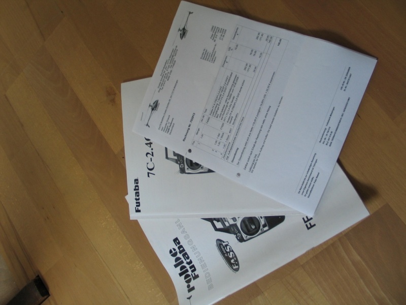 Anleitungen und Rechnung