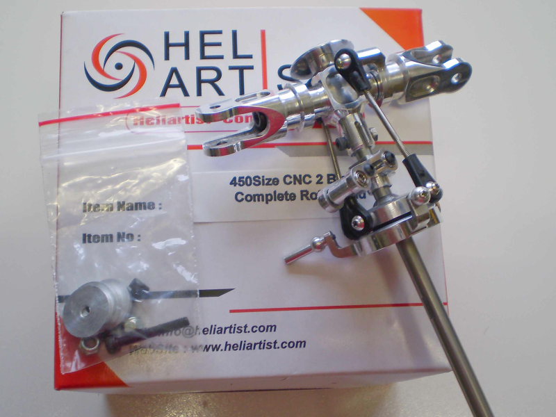 Heli-Artist Rigidkopf für Rex 450 u.bgl.