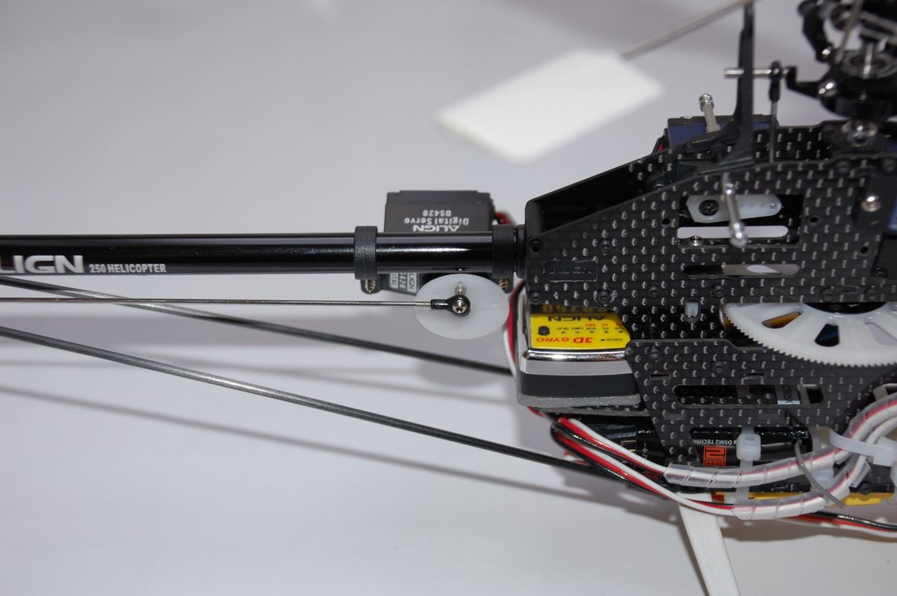 Ansicht Heckservo/Gyro