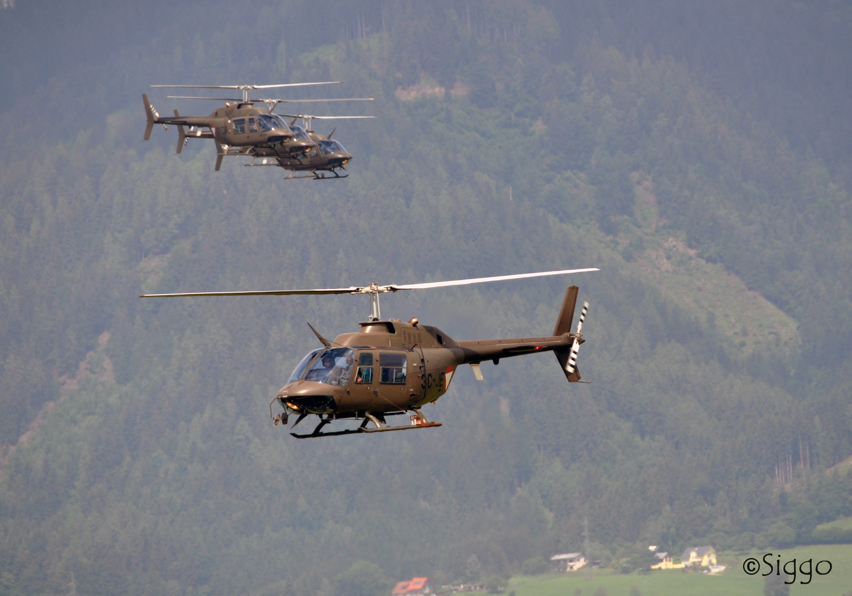 Bell 206 vom österreichischen BH