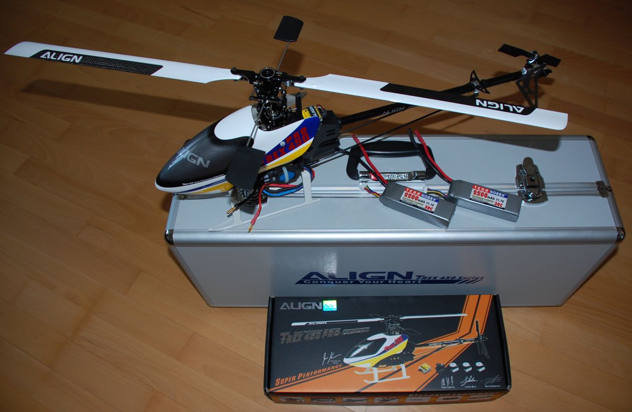 T-REX 450 Pro mit Koffer und Akkus