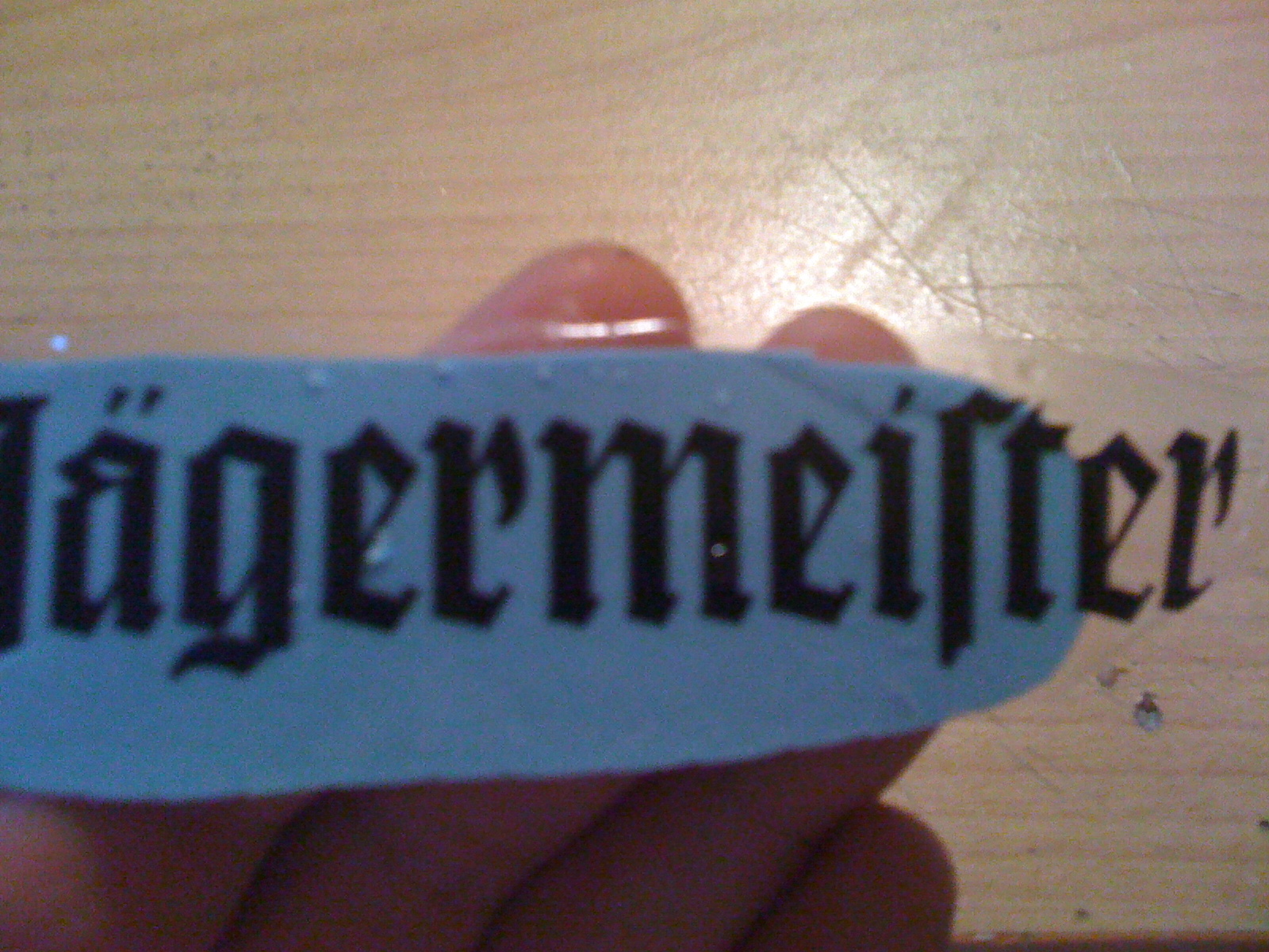 vom Träger runterschieben