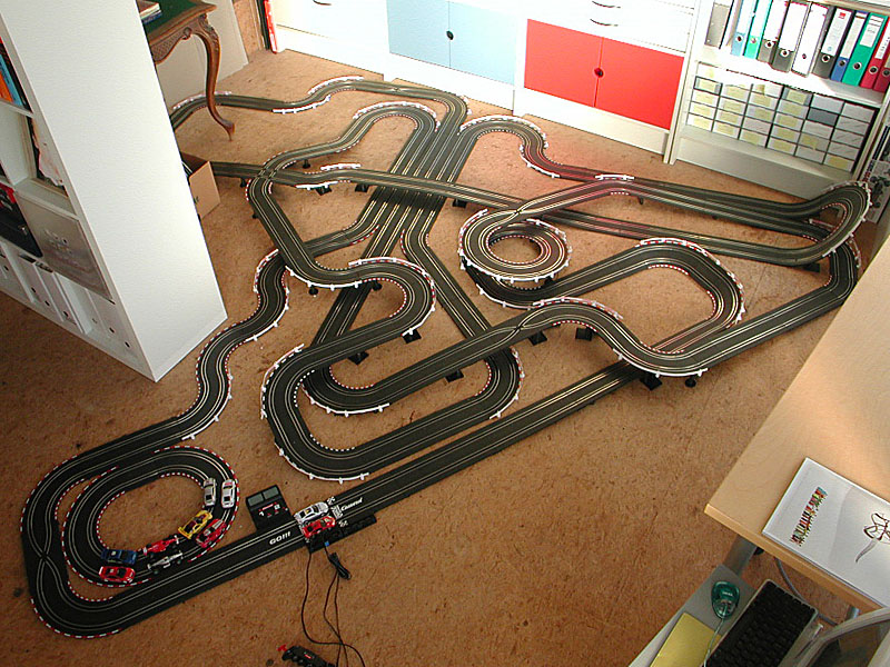 Bahnaufbau im Arbeitszimmer