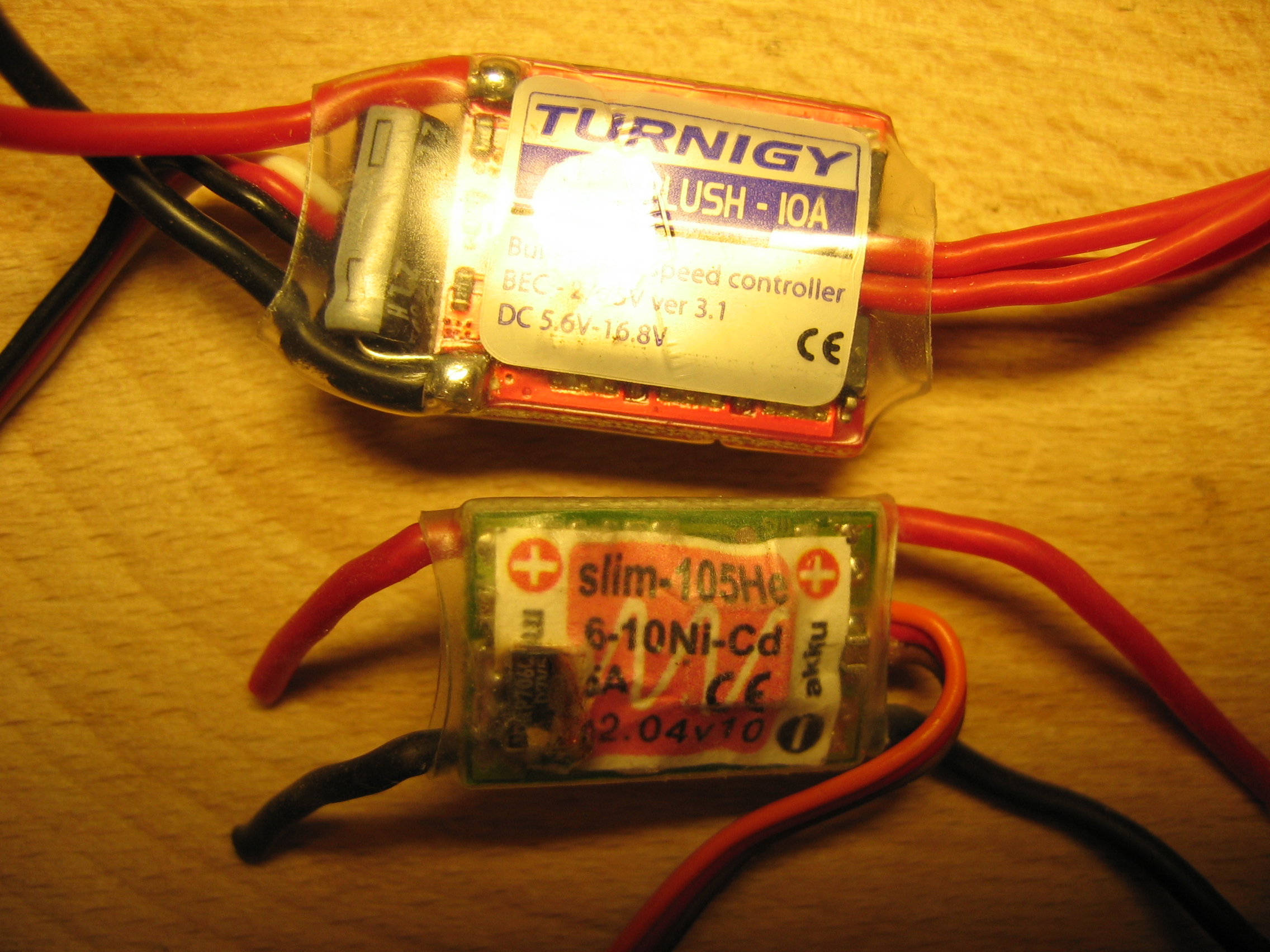 Turnigy Plush 10A &amp; Schulze Slim 105HE *verkauft*