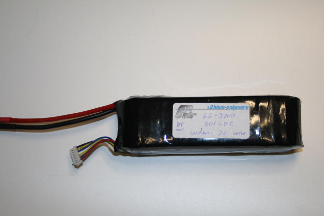 LiPo 6s-3200 mAh 30 / 50c ( 2c )