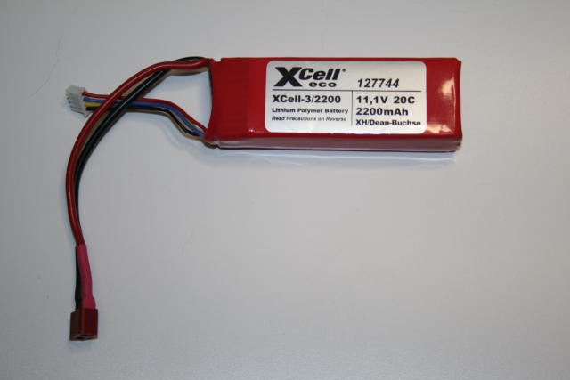 LiPo 3s-2200 mAh 20/30c ( 1c )