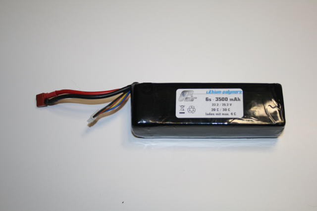 LIPO 6s-3500 mAh 20/30c ( 4c )