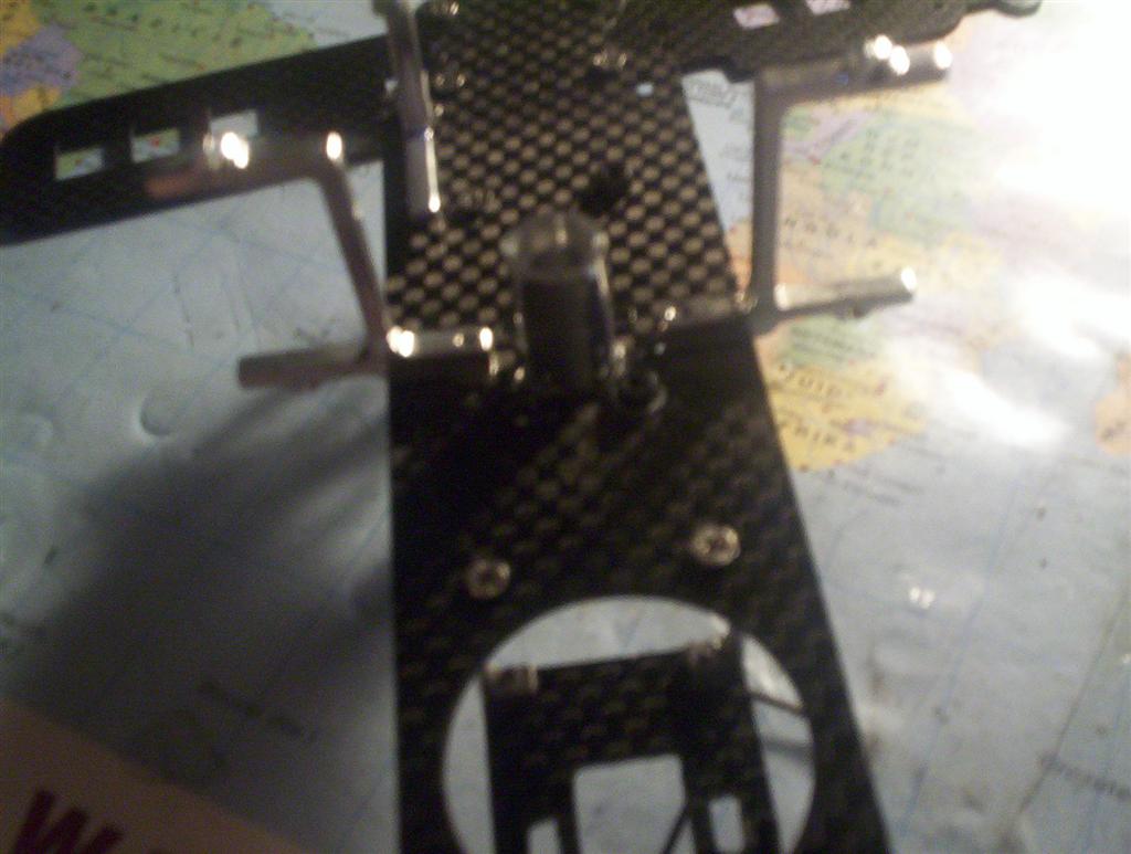 Servo halterungen 
<br />Top view Chassis  Chassis
