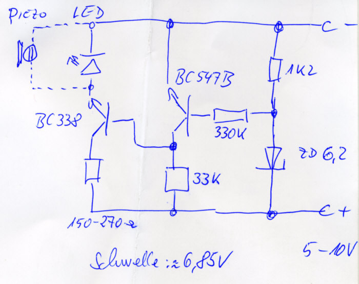 2s LiPo-Akkuanzeige &quot;6.8 Volt&quot;