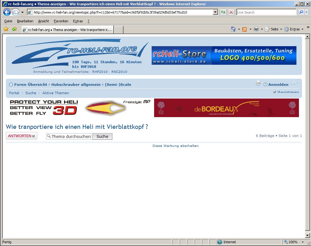 ... und hier nicht mehr: "ohne Worte"