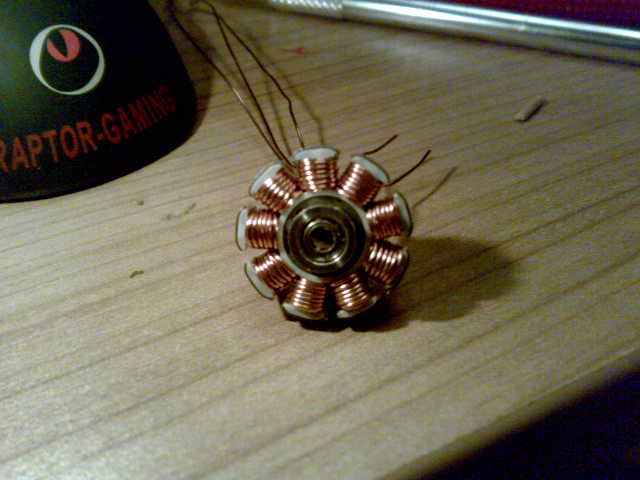 Fertig bewickelter Stator