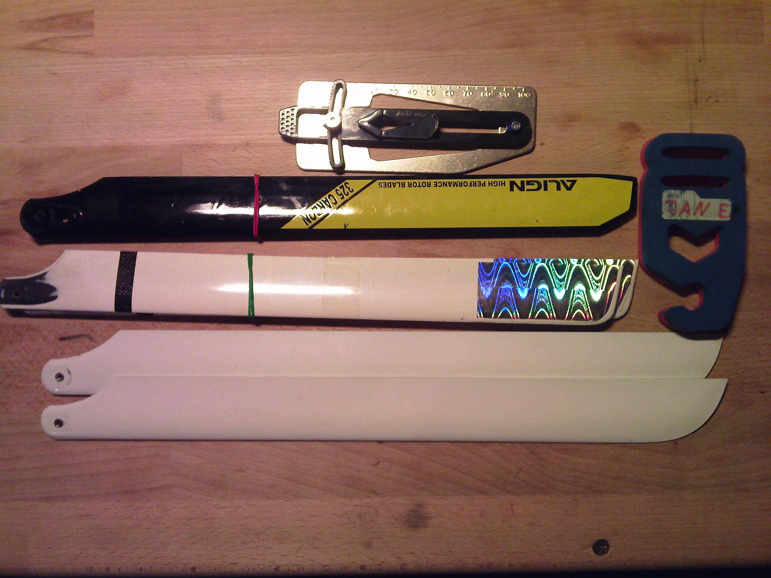 Blattcaddy und Align Pitchlehre