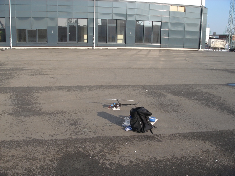 hier war ich fliegen - 20m nach links, rechts und vorne Platz ;)