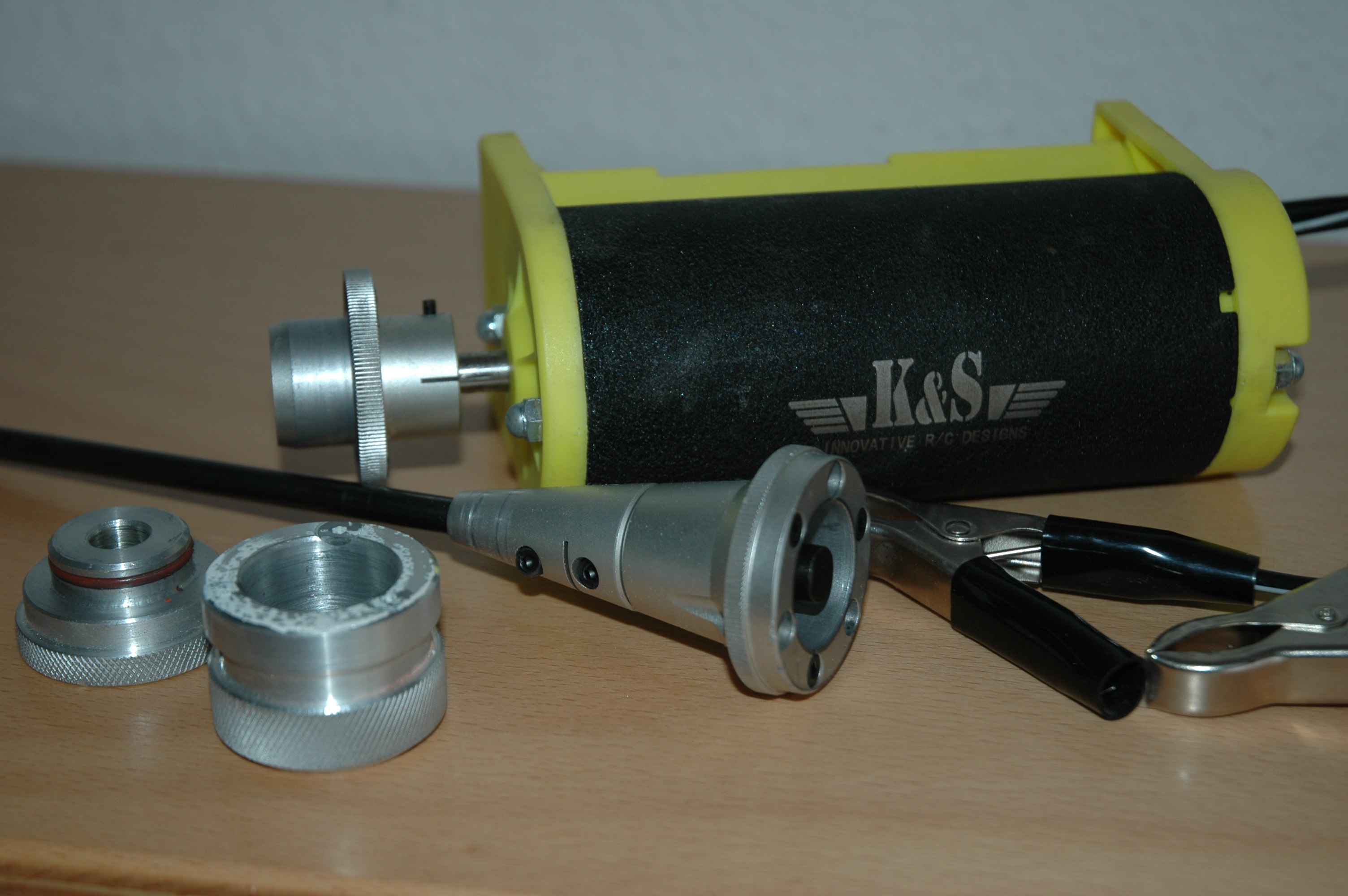 Starter für Methanoler mit abnehmbaren Freilauf mit Klinge