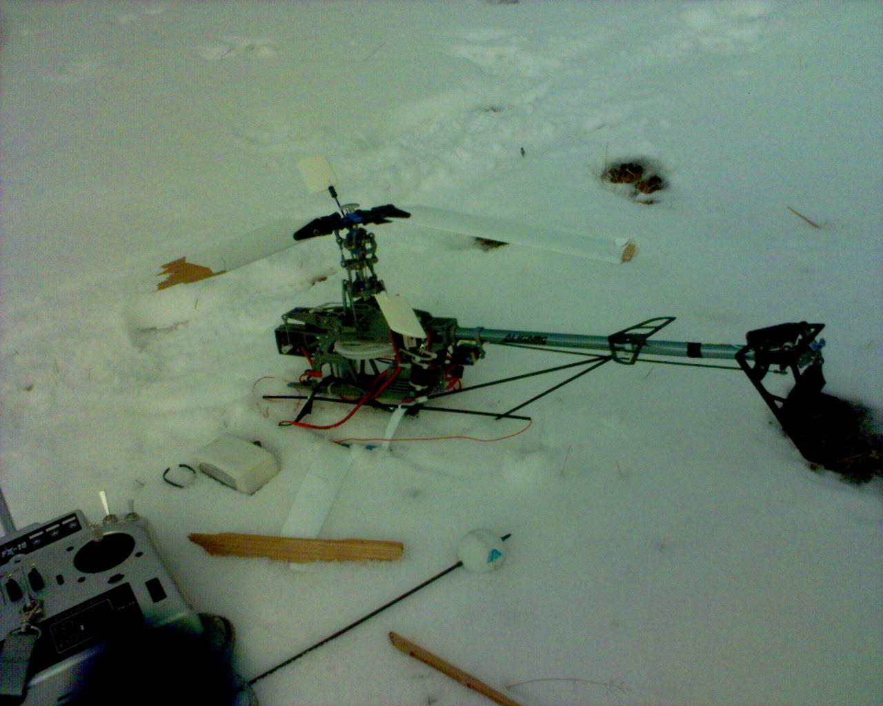 Liegt der Rex kaputt im Schnee 
<br />is für'n Piloten gar net schee...
