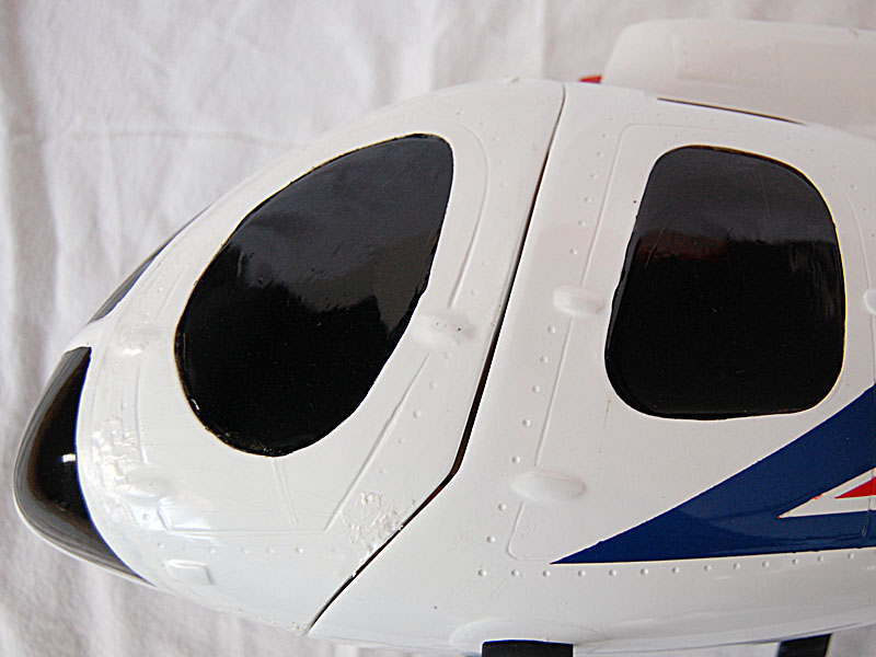 ein kleiner Spalt bleibt auf der einen Seite