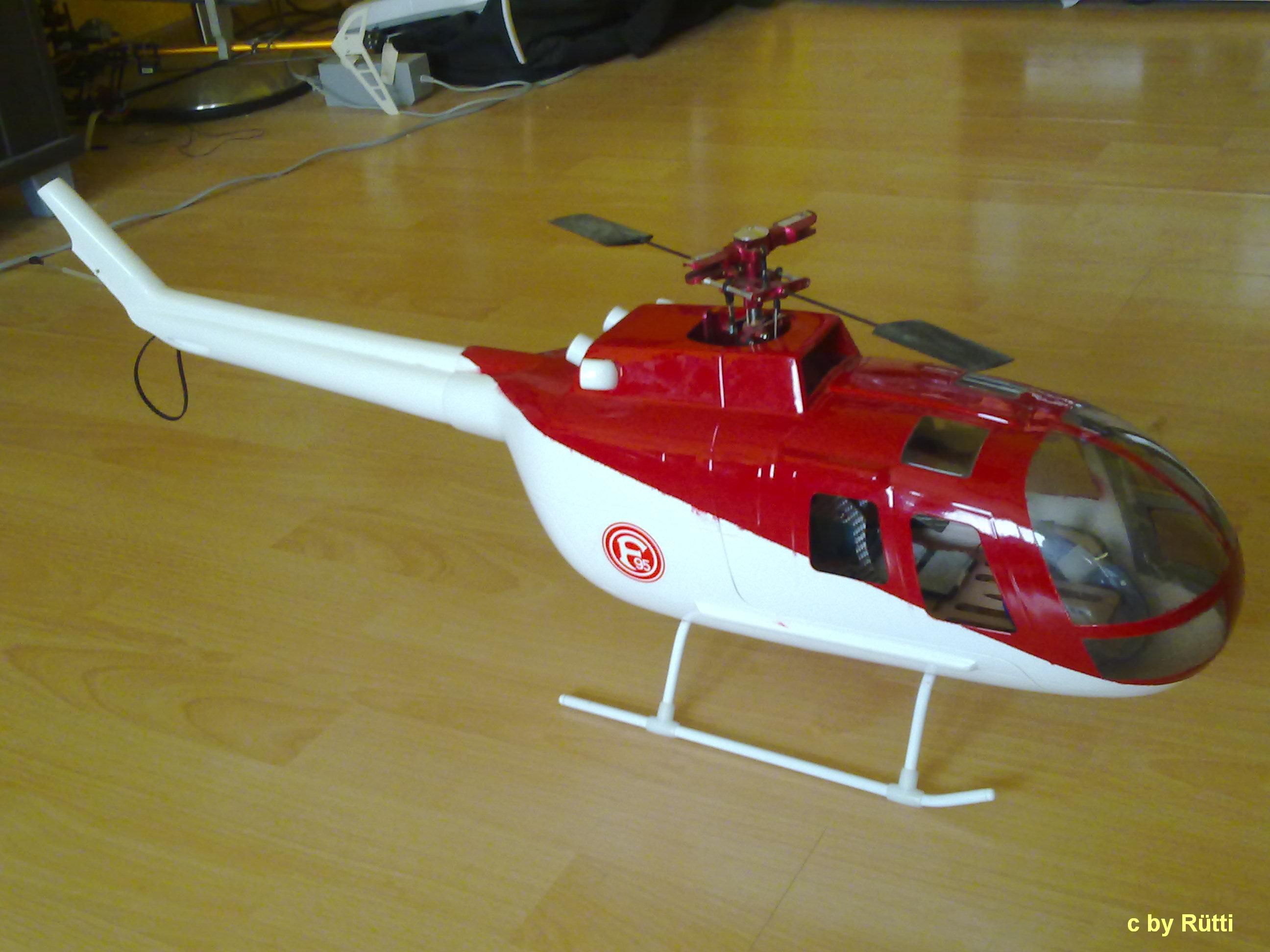 Bo105 mit 450er Mechanik.