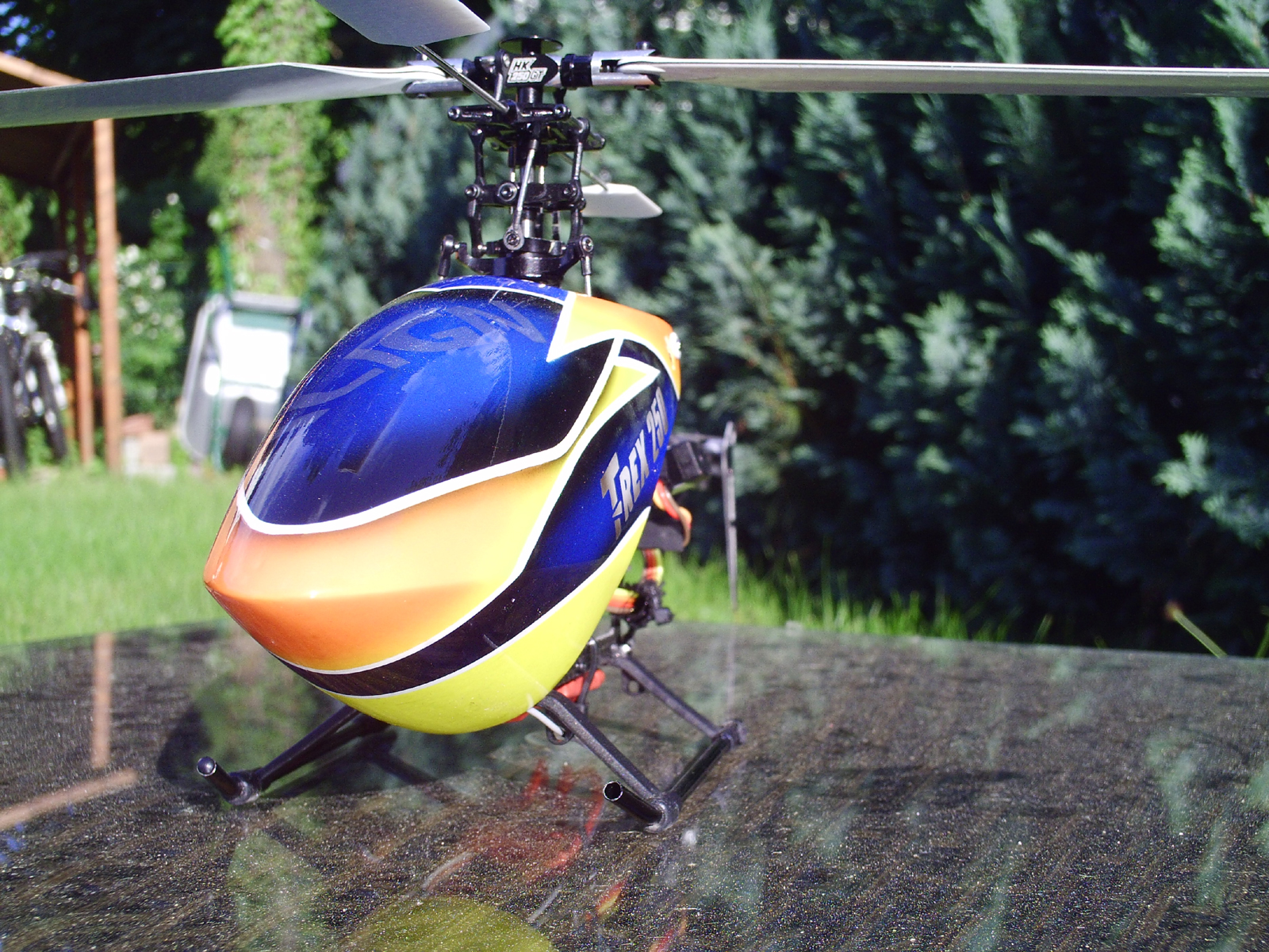 Nach allen Umbauten/ upgrades fligt er endlich perfekt